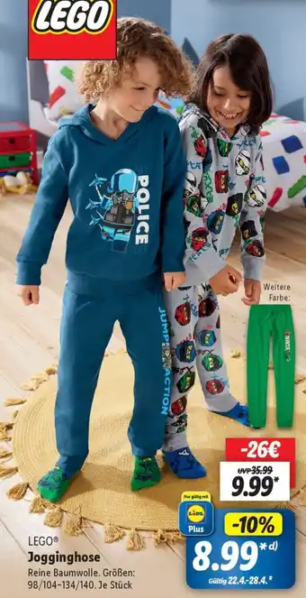 Lidl LEGO Jogginghose Angebot