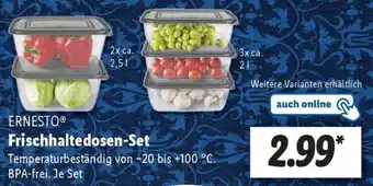 Lidl ERNESTO Frischhaltedosen-Set Angebot