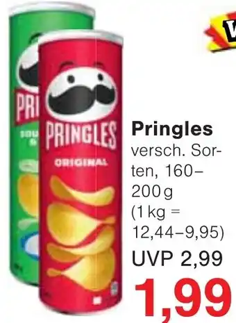 Wiglo Wunderland Pringles 160-200 g Angebot