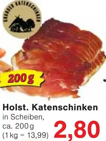 Wiglo Wunderland Holst. Katenschinken 200 g Angebot