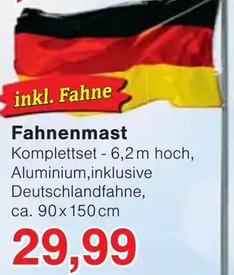 Wiglo Wunderland Fahnenmast Angebot