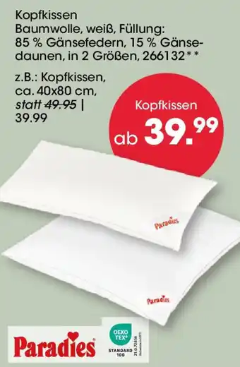 Möbel Martin Paradies Kopfkissen Angebot