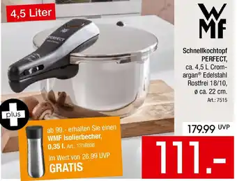 Zurbrüggen WMF Schnellkochtopf PERFECT Angebot