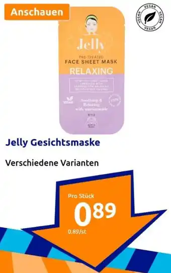 Action Jelly Gesichtsmaske Angebot