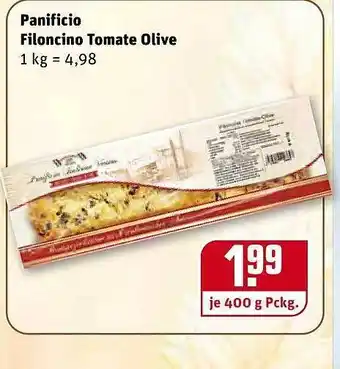 REWE Panificio Filoncino Tomate Olive Angebot