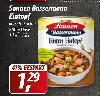 Simmel Sonnen Bassermann Eintopf Angebot