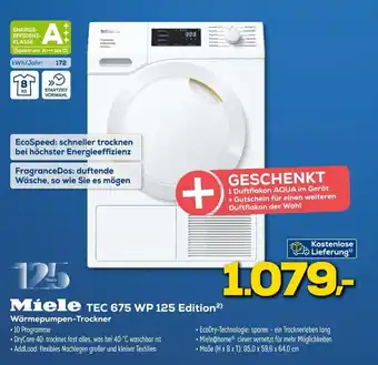 Euronics Miele Wärmepumpen-Trockner TEC 675 WP 125 Edition Angebot