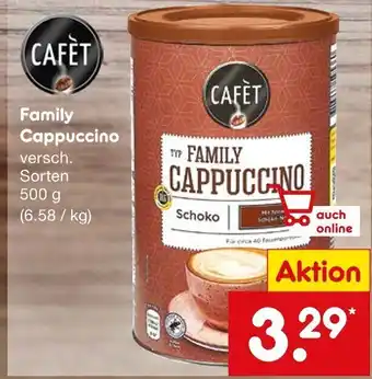 Netto Marken-Discount CAFET Family Cappuccino 500g Angebot