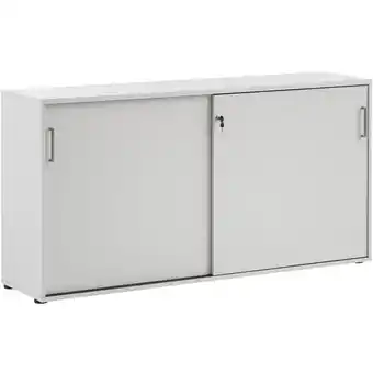 ManoMano Büro Aktenschrank abschließbar META-80 in Licht grau, b/h/t: ca. 160,2/84,2/41 cm - grau Angebot