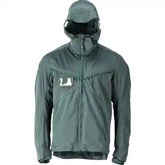 ManoMano Customized Hard Shell Jacke 22001-657 atmungsaktiv, wind- & wasserdicht, Farbe: Waldgrün - 34, Größe: 2XL - Mascot Angebot