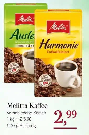 Dornseifer Melitta Kaffee 500g Angebot