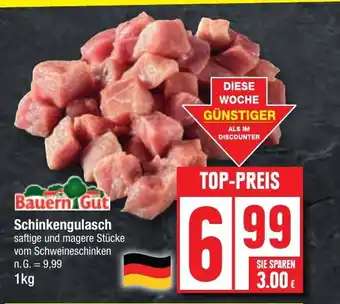 Edeka Bauern Gut Schinkengulasch 1kg Angebot