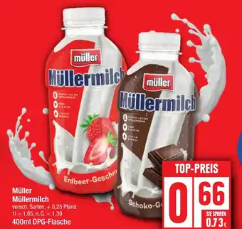 Edeka Müller Müllermilch 400ml Angebot