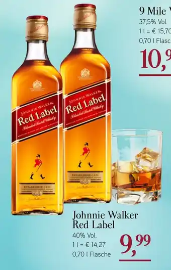 Dornseifer Johnnie Walker Red Label 0,70L Angebot