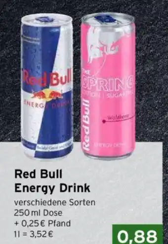 CAP Markt Red Bull Energy Drink 250 ml Dose Angebot