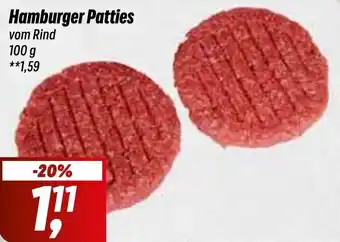 Simmel Hamburger Patties 100 g Angebot