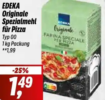 Simmel EDEKA Originale Spezialmehl für Pizza 1 kg Packung Angebot