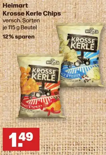 Handelshof Heimart Krosse Kerle Chips 115 g Beutel Angebot