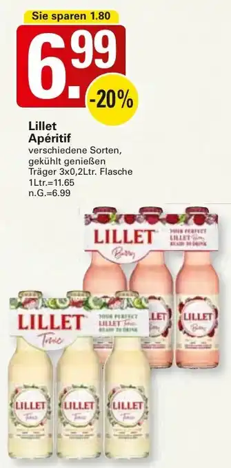 WEZ Lillet Apéritif Träger 3x0,2Ltr. Flasche Angebot