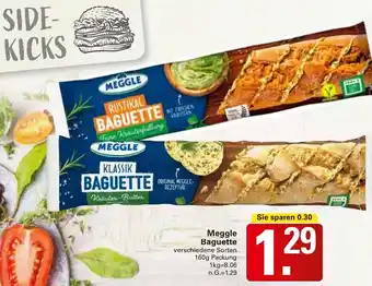 WEZ Meggle Baguette 160g Packung Angebot