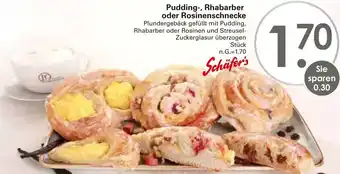 WEZ Schäfer's Pudding, Rhabarber oder Rosinenschnecke Angebot