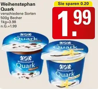 WEZ Weihenstephan Quark 500g Becher Angebot