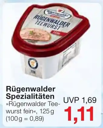 Jawoll Rügenwalder Spezialitäten 125g Angebot