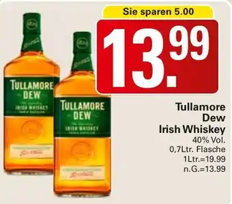 WEZ Tullamore Dew Irish Whiskey 0,7Ltr. Flasche Angebot