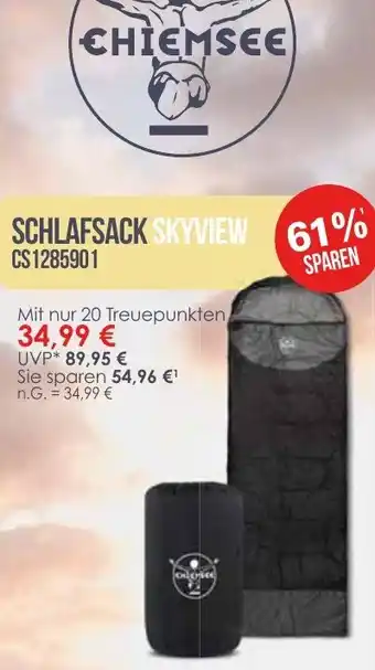 WEZ CHIEMSEE SCHLAFSACK SKYVIEW CS1285901 Angebot