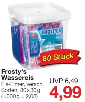 Jawoll Frosty's Wassereis 80x30g Angebot