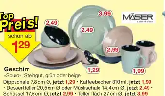 Jawoll Mäser Geschirr Angebot