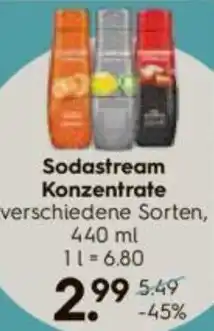 V Markt Sodastream Konzentrate 440 ml Angebot