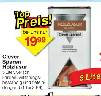 Jawoll Clever Sparen Holzlasur 5L Angebot