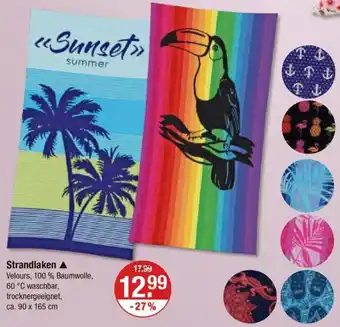 V Markt Strandlaken Angebot