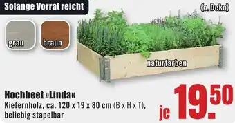 B1 Discount Baumarkt Hochbeet Linda Angebot