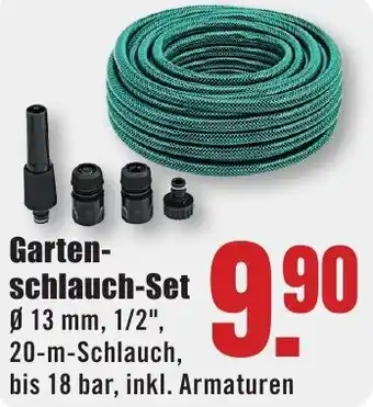 B1 Discount Baumarkt Gartenschlauch-Set Angebot