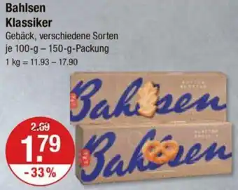 V Markt Bahlsen Klassiker 100-150 g Packung Angebot