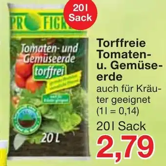 Jawoll Torffreie Tomaten und Gemüseerde 20L Angebot