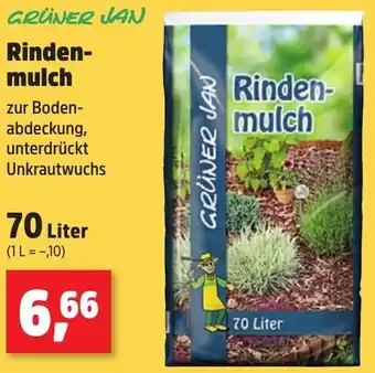 Thomas Philipps GRÜNER JAN Rindenmulch 70 Liter Angebot