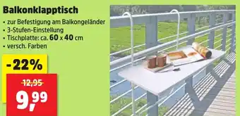 Thomas Philipps Balkonklapptisch Angebot