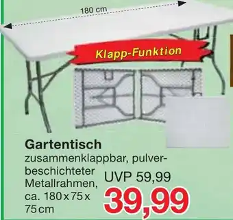 Jawoll Gartentisch Angebot