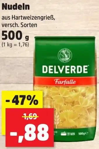 Thomas Philipps DELVERDE Nudeln 500 g Angebot