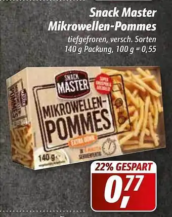 Simmel Snack Master Mikrowellen-pommes Angebot