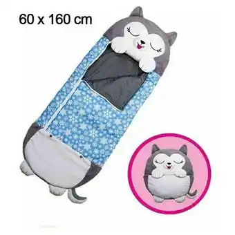 ManoMano Lovely Happy Nappers 2 in 1 Schlafsack und Kissen für Kinder 160 x 60 cm Steppdecke für alle Jahreszeiten geeignet Angebot