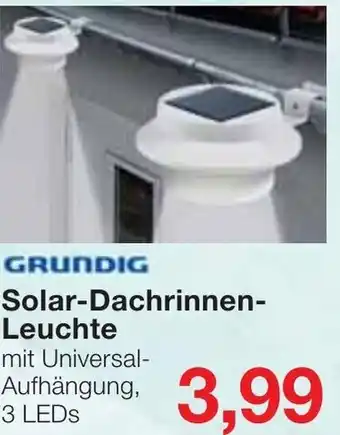 Jawoll Grundig Solar Dachrinnen Leuchte Angebot