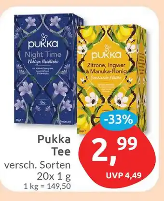 Budni Pukka Tee versch. Sorten 20x 1 g Angebot