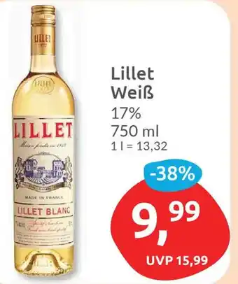 Budni Lillet Weiß 750ml Angebot