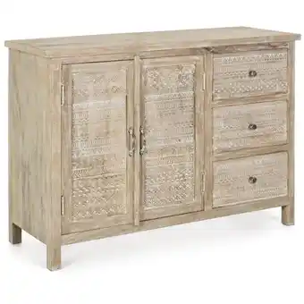 ManoMano Sideboard 2 Türen 3 Schubladen Mayra 110x40x80h cm Angebot