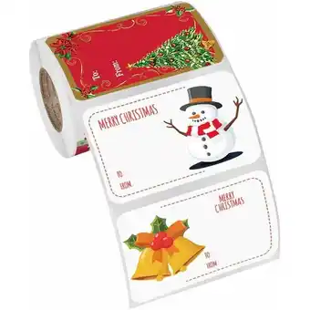 ManoMano Packung mit 250 selbstklebenden Weihnachtsgeschenkanhängern Hiasdfls Angebot