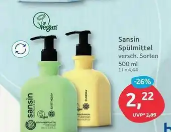 Budni Sansin Spülmittel Angebot